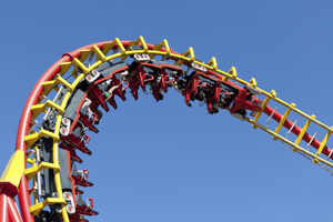 Take a roller coaster ride at Essel World