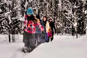 Snowshoeing
