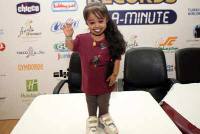 World's smallest woman Jyoti Amge from India on US show