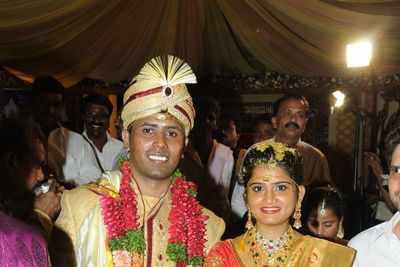 Anupa and Arun Kumar's wedding at Nampally Exhibition grounds in Hyderabad