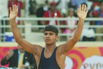 Rahul wins World Wrestling Championships berth