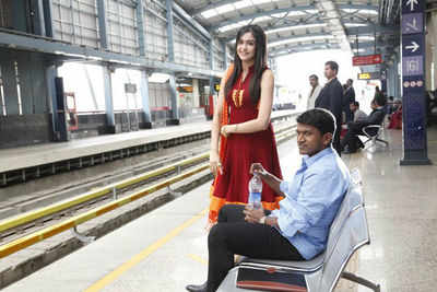 Puneeth Rajkumar, Adah Sharma shoot at MG Road Metro Station, Bangalore