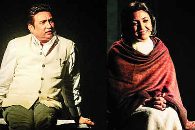 Deepti Naval and Shekhar Suman played Amrita Pritam and Sahir Ludhianvi in an act in Mumbai