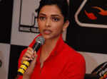 Deepika at F1 car launch