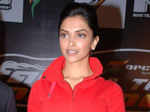 Deepika at F1 car launch