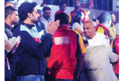 Abhishek Bachchan in Bangalore