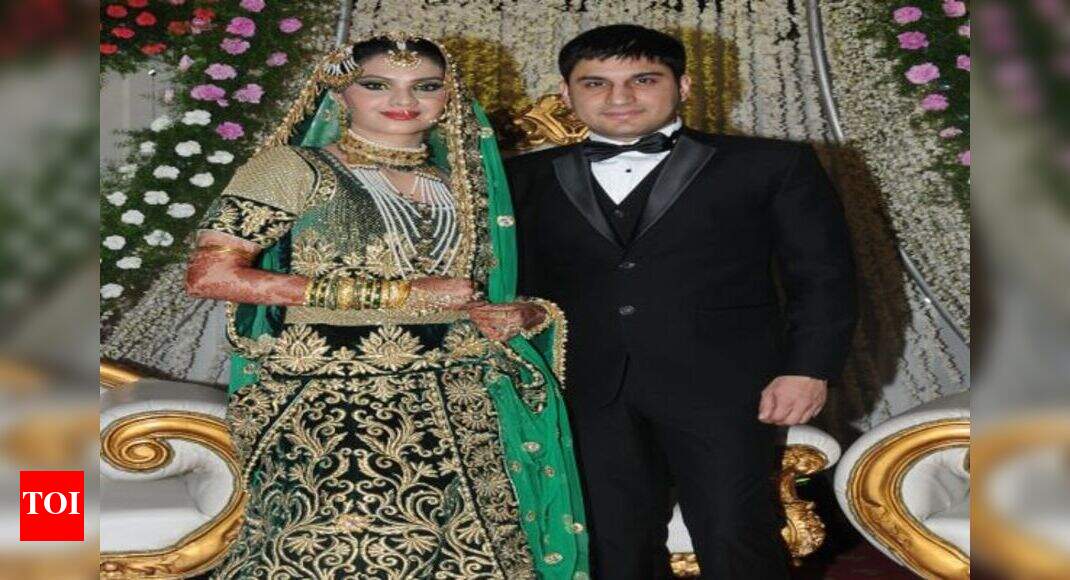 Rasheed and Sharon's wedding reception at Paigah Palace in Hyderabad ...
