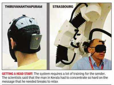 From Kerala to France: Brainwaves emailed