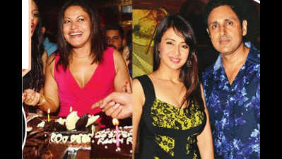Preeti Jhangiani attends Thenny's birthday bash in Delhi
