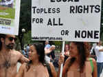 International Go Topless Day parade