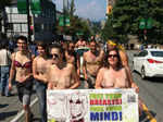 International Go Topless Day parade