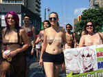 International Go Topless Day parade