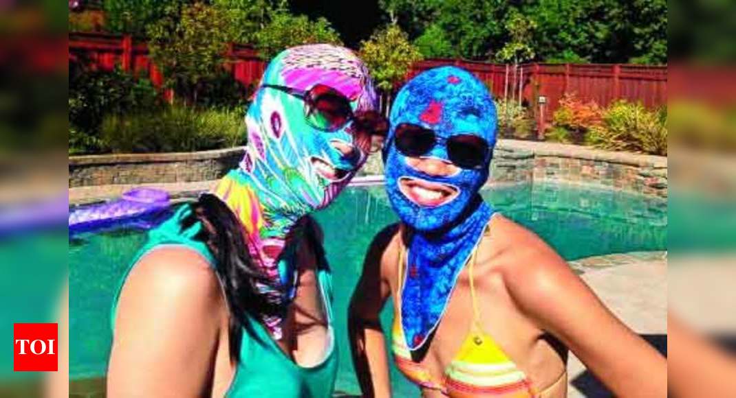 Covering up with the facekini, bodykini - Times of India