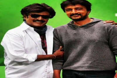 Sudeep and Rajinikanth working together?