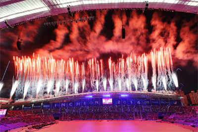 Blaze of music and colour kicks off Incheon Asian Games