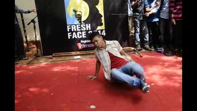 Gershome Mathews’ hip-hop earned him the winner’s crown at Fresh Face 2014 audition at MCC in Chennai