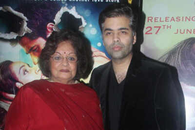 Karan Johar flies to the US for mom's back surgery