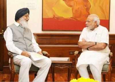 Badal-Modi meet a bid to woo NRI Sikhs’ investments?