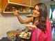 Mimi cooks keema khichudi for friends during Puja