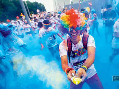 Color Run race held in China