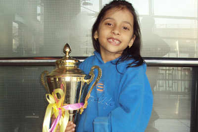 Nagpur's Divya Deshmukh is World U-10 chess champion