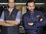 Saif @ designer store launch