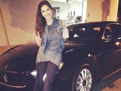 Daniel Webber gifts Sunny Leone a Maserati