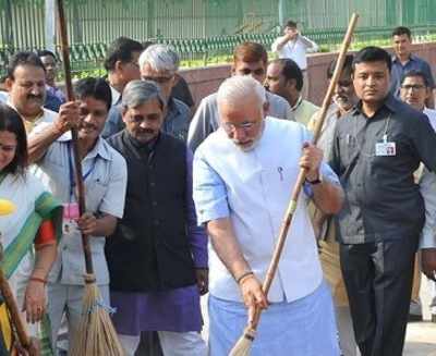 Narendra Modi’s Clean India Campaign sweeps the nation