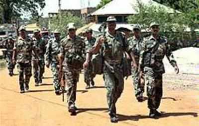 Security forces hold flag march across Haryana