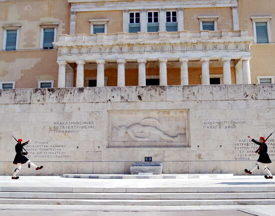 Syntagma Square and the Evzones