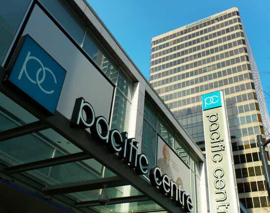 Pacific Centre and The Bay