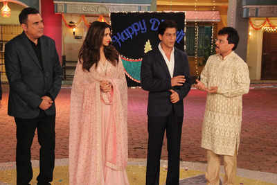 Shah Rukh Khan and HNY team celebrate Diwali with Gokuldham Society members