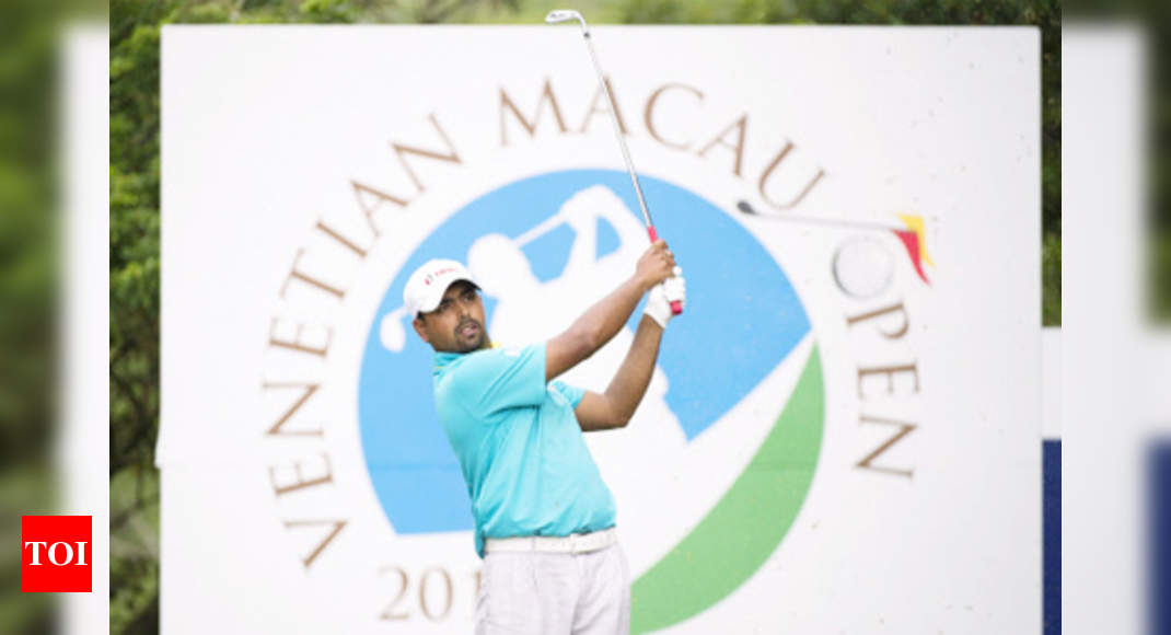 Lahiri rises to second, two shots behind leader at Macau Open Golf