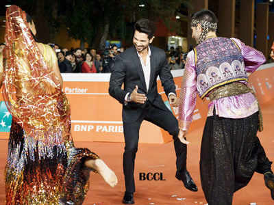 Shahid Kapoor promotes Haider at the Rome Film Festival