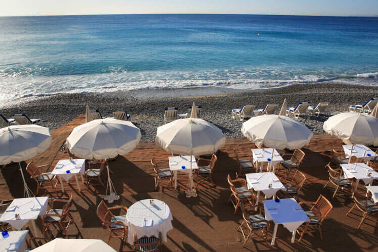 Spend a laidback afternoon at Promenade des Anglais