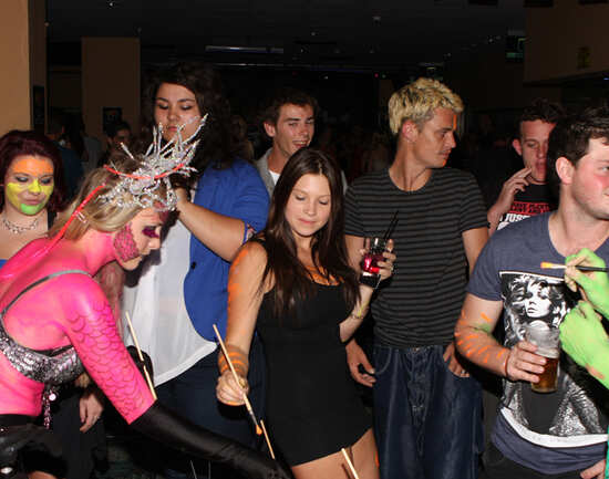 Partying the night away in Sydney