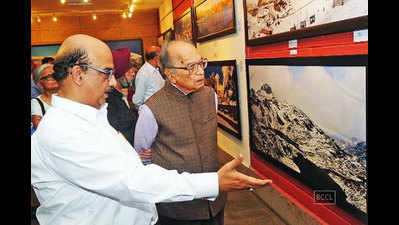 DMRC director Sharat Sharma exhibits his photographs at India Habitat Centre in Delhi