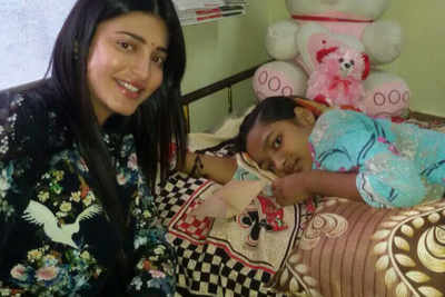 Shruti Haasan fulfills a little girl's last wish