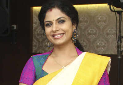 Asha Sharath dazzled in the traditional attire in the audio launch of Varsham, held in Kochi