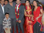 Spoorthi and Vishwas: Wedding reception