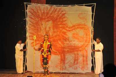 Dance on a canvas at Ravindra Bharathi