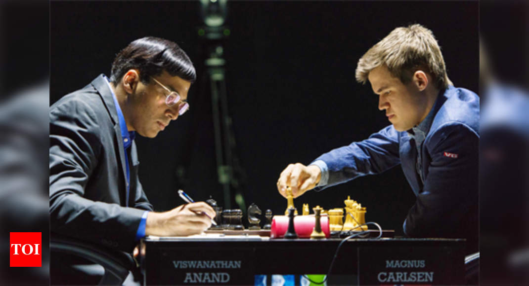 World Chess Champion Carlsen Evens Score Against Russian