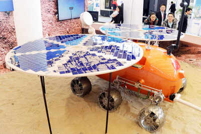 China unveils its Mars rover after India's successful 'Mangalyaan'