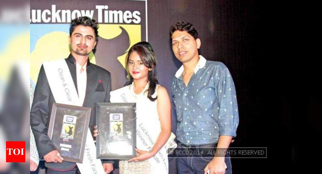 Anjali Dasila Harsh Vardhan Singh Chosen As Winners Of Clean And Clear Lucknow Times Fresh Face