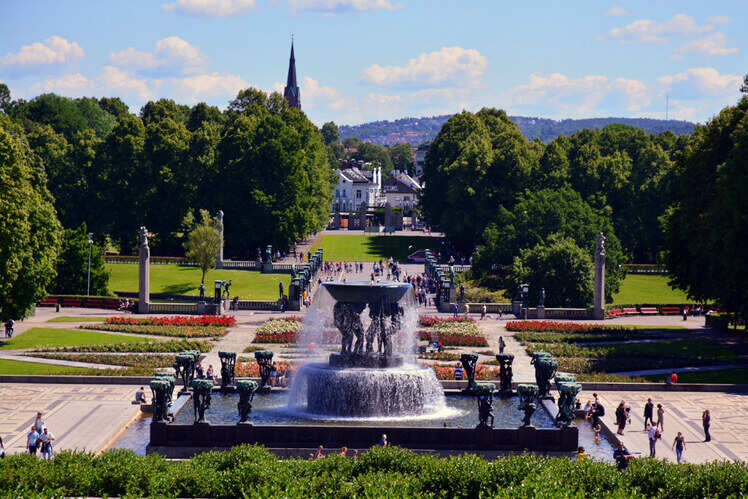 Frogner Park, and the aesthetic Vigeland installation