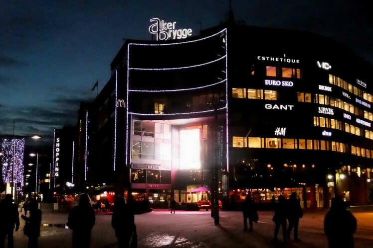 Aker Brygge, a shopper's paradise