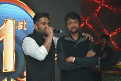 Sudeep and Suniel Shetty celebrate an action-packed year in Bengaluru
