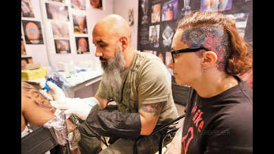 Third Indian tattoo convention held in Gurgaon