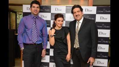 Soha Ali Khan during a watch promotion event in Hyderabad