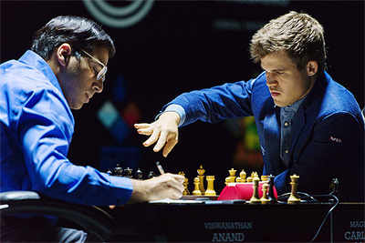 World chess championship: Viswanathan Anand vs Magnus Carlsen 4th game ends  in a draw too
